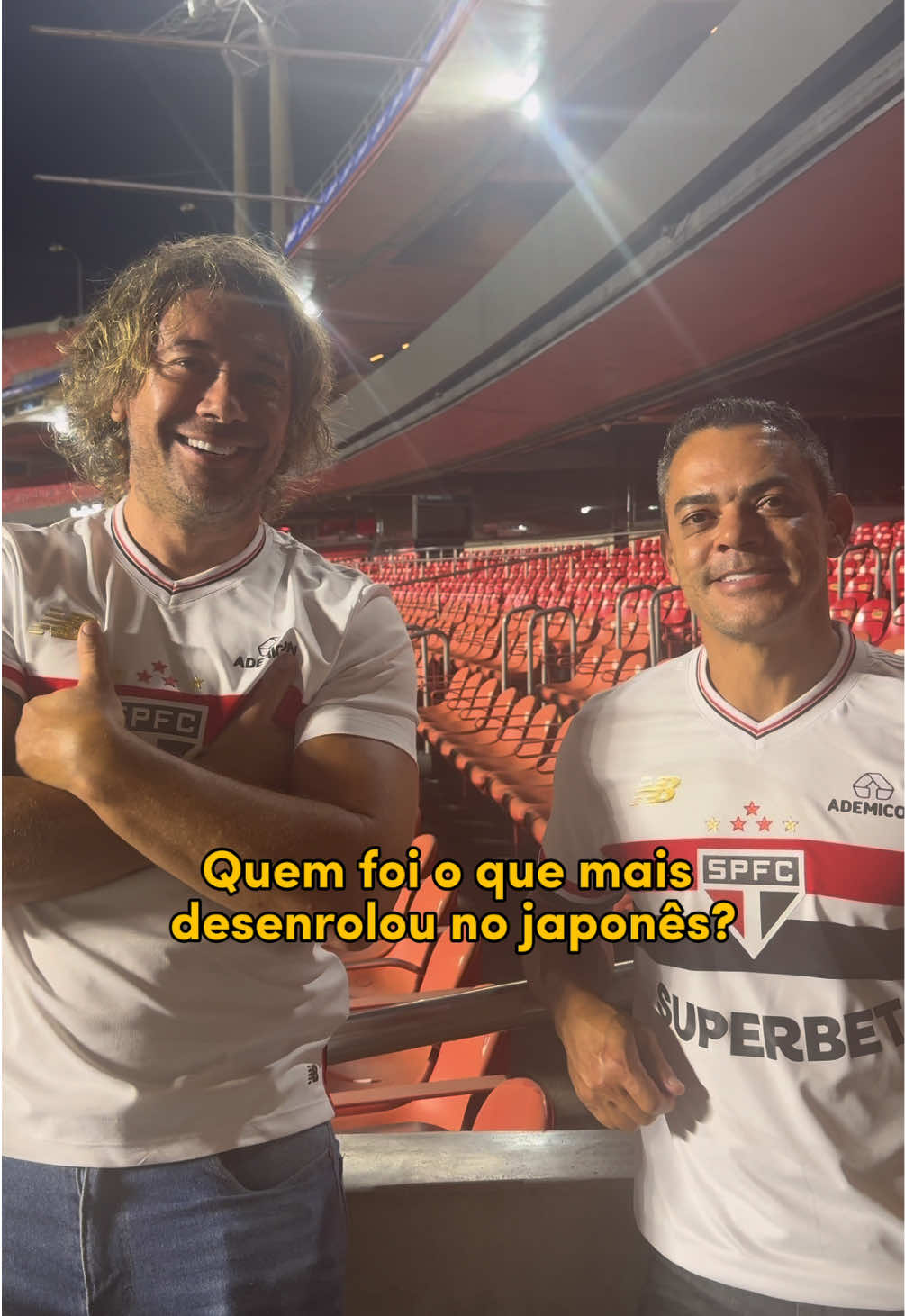 E essa resenha tricampeã mundial? Só pérola! 🤣🤣 #SPFC #Lugano #Josué #Ídolos #Mundial #Mundial2005 #VamosSãoPaulo 🇾🇪