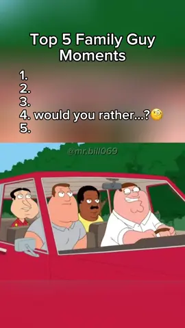 Top 5 Family Guy Moments | Family Guy Part 77 #familyguy #funnytiktok #fyp #memestiktok #petergriffin #moment 