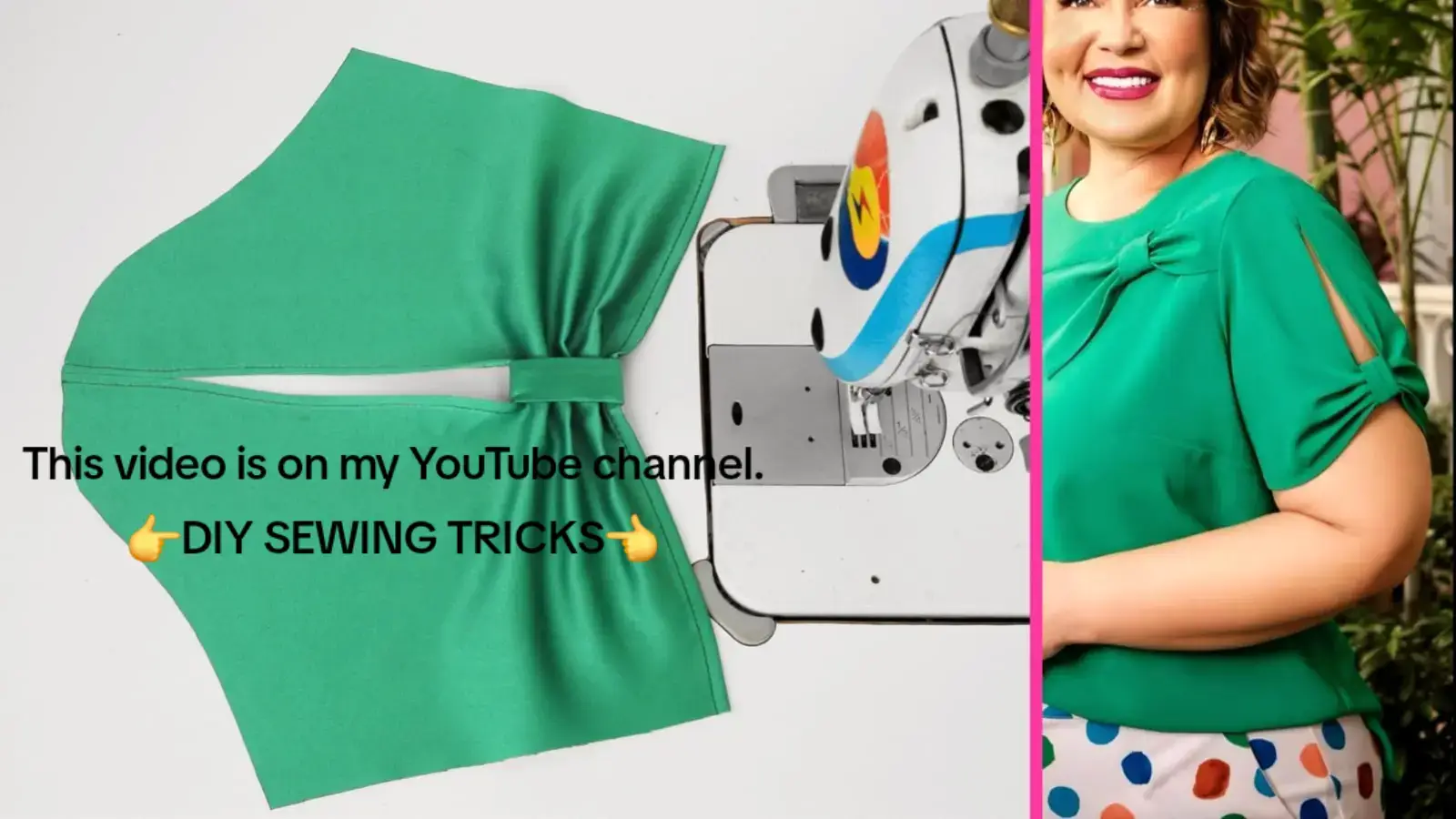 This video is on my YouTube channel. 👉 DIY SEWING TRICKS 👈 #DIYSewingTricks 