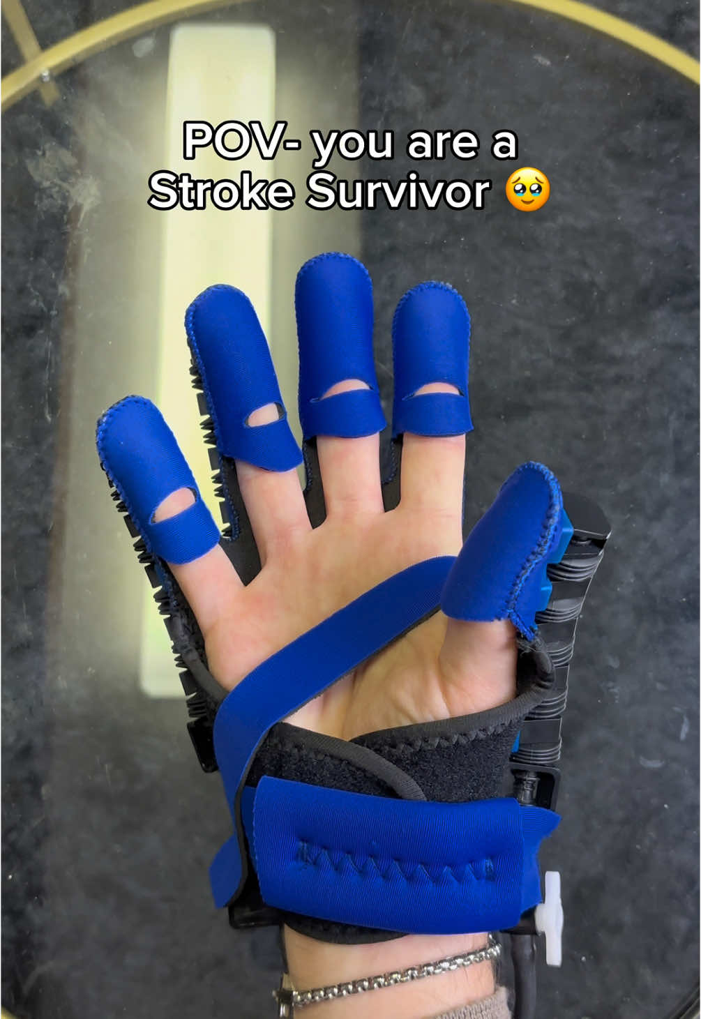 Every stroke survivor needs this ❤️‍🩹 #recovery #stroke #strokesurvivor #arthritis #mobilityaid 