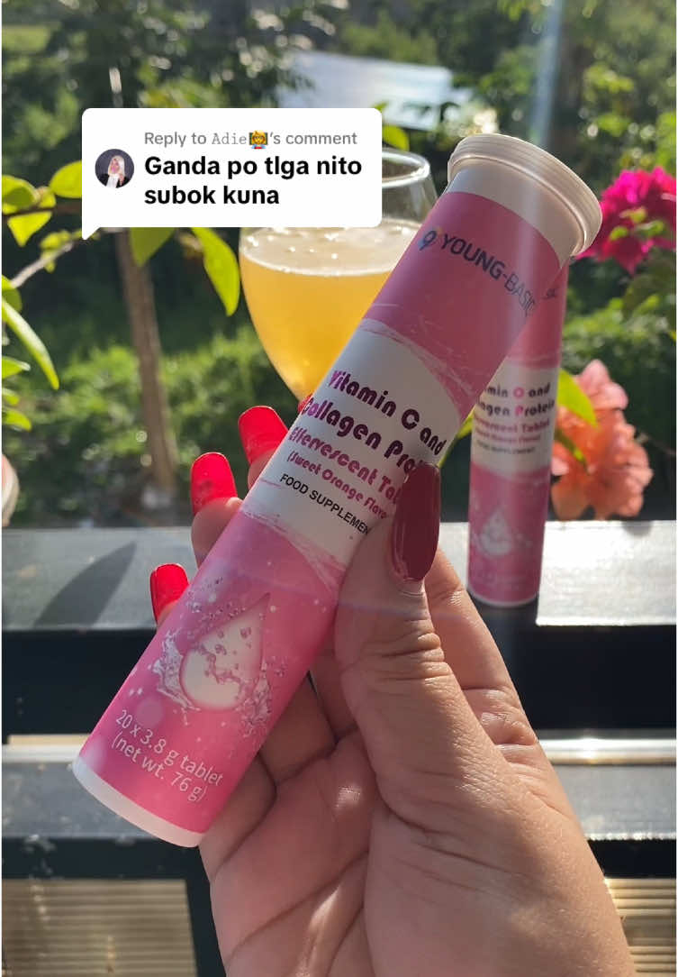 Replying to @𝙰𝚍𝚒𝚎👩‍🏫  vitamins c na nakakaglow? #collagen #vitaminc #skinwhitening #glowingskin #9youngbasic 