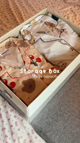 💗 organised pjs: my kind of therapy 💗 #storagebox #organize #organization #girly #softgirl #girlythings #aesthetic #girlyaesthetic #fyp 