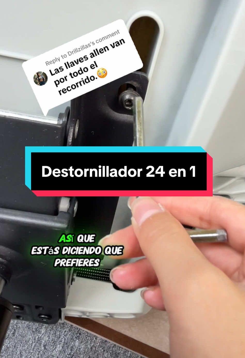 Replying to @Drillzillas Selecciona esto.😉#shopvideocarnival #screwdriver #handyman #tool #diyproject #screwdriverkit #fyp #tiktokshop
