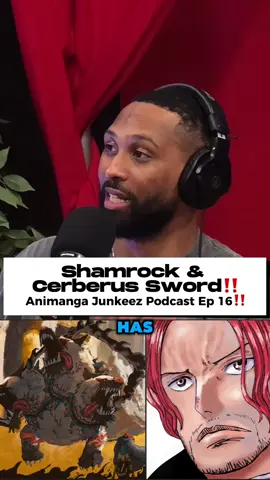 Shamrock & The Cerberus Sword‼️ What do you guys think about his sword⁉️  DON’T FORGET TO FOLLOW‼️ . . . #an#animerecommendationsn#animetiktokn#animeeditn#animefypn#animetoky#fypシr#trendingn#onepieceu#luffyo#lokia#mangah#shanksh#shamrocka#garlinga#mangaloreheory