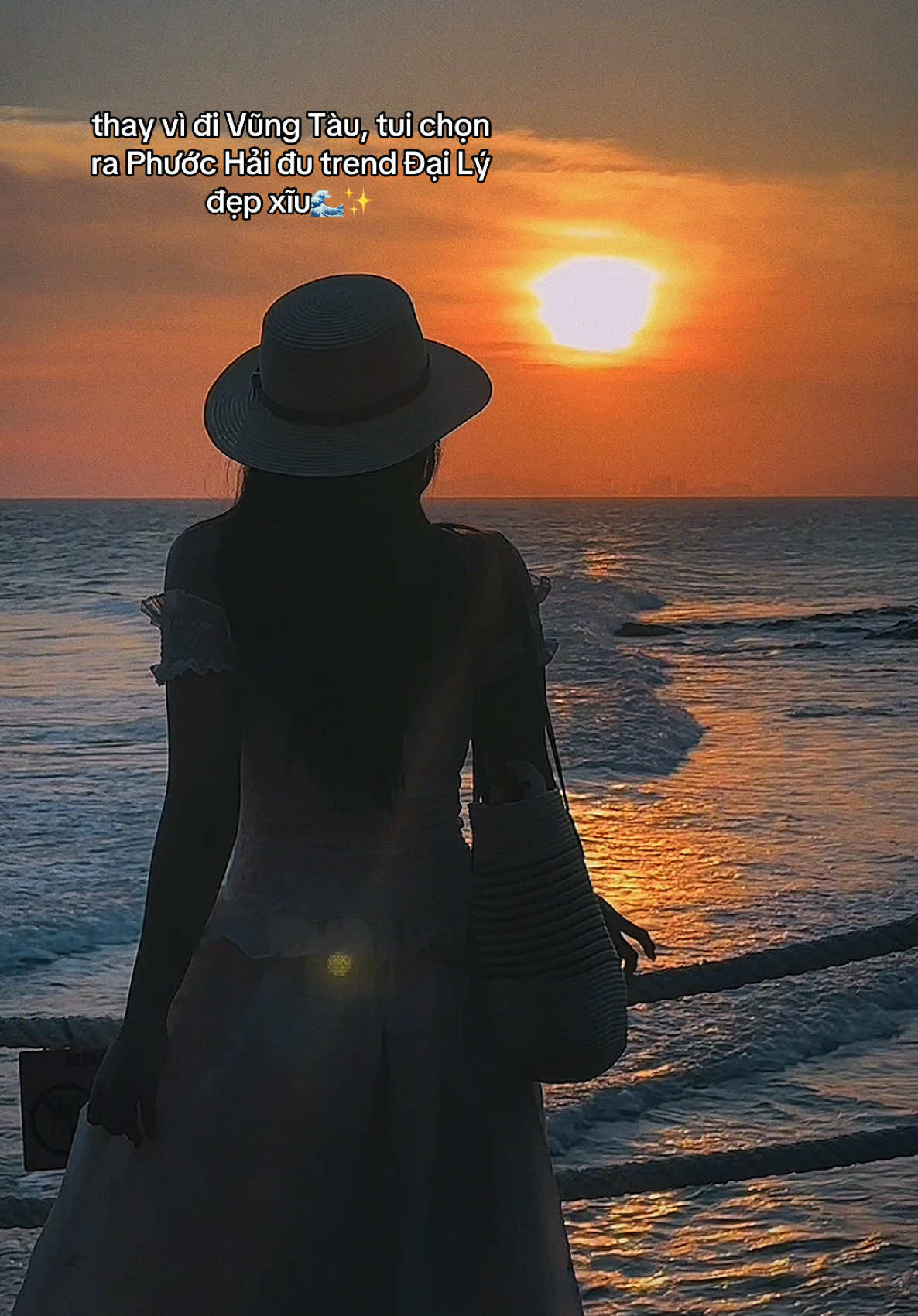 #CapCut đu trend Đại Lý và luy hoàng hôn ở Phước Hải 🌊🫧 #fyp #xuhuong #trend #damdibien  