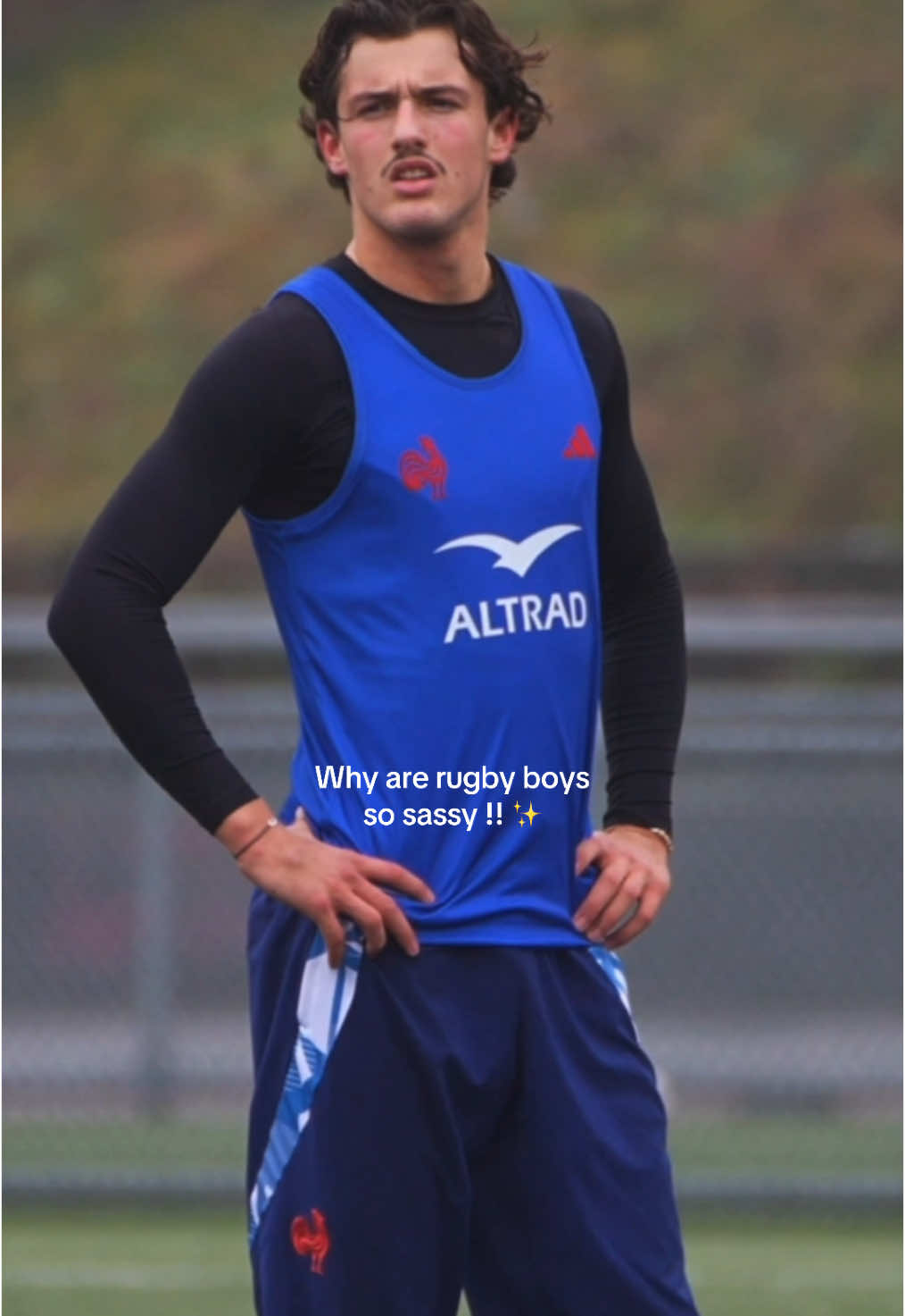 What even is a rugby player without their hand on hip sassy stance 🤣 #HSBCSVNS #HSBCSVNSVAN #Rugby7s 