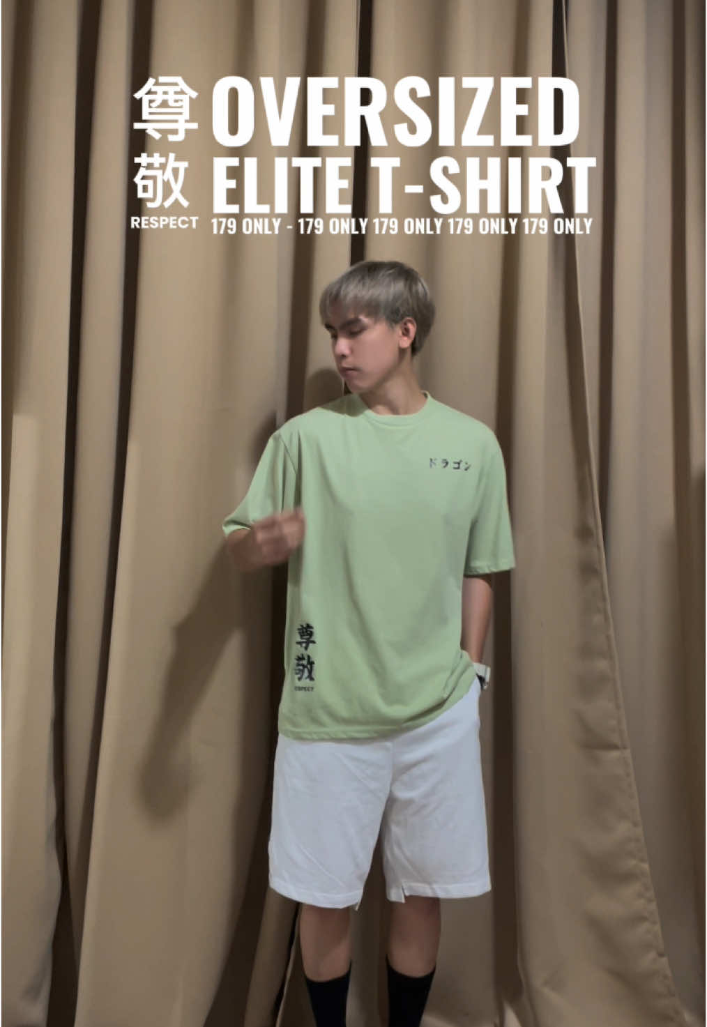 Japanese aesthetic tops for only 179, andaming available color neto guys  #fyp #oversizedshirt  #japanesetshirt #respectprintedshirt  #elitetshirt 