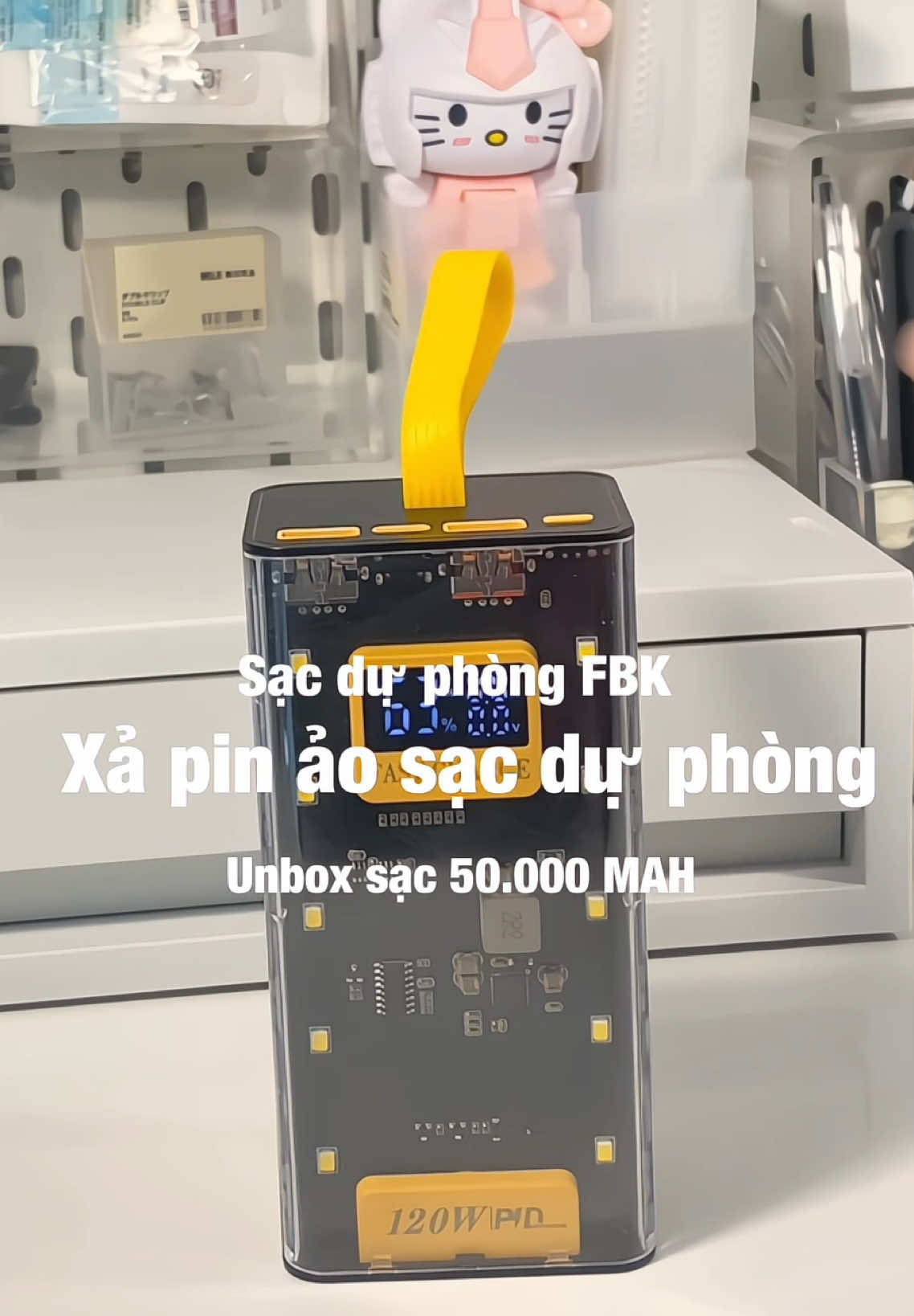 Trả lời @pi Sạc siêu dung lượng 50.000 mah Hướng dân xả pin ảo sạc dự phòng #sacduphong #sacdienthoai #sacduphongtrongsuot #sacduphongsieudungluong #sacduphong50000mah #sacduphongmini #iphone #android #unbox #review #trending #xuhuong 