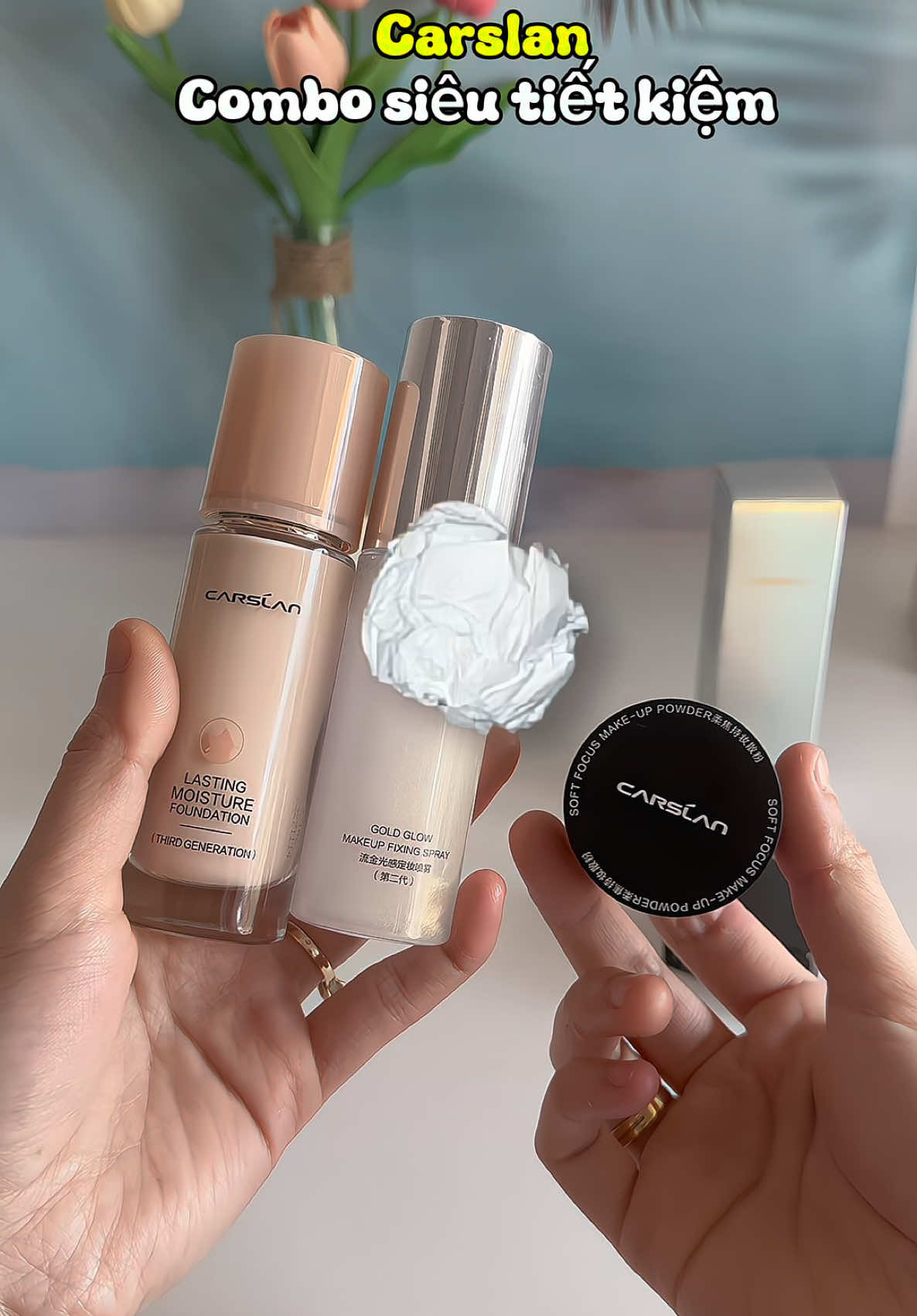 Combo makeup siu tiết kiệm Carslan #hongugc #xuhuongtiktok #carslan 