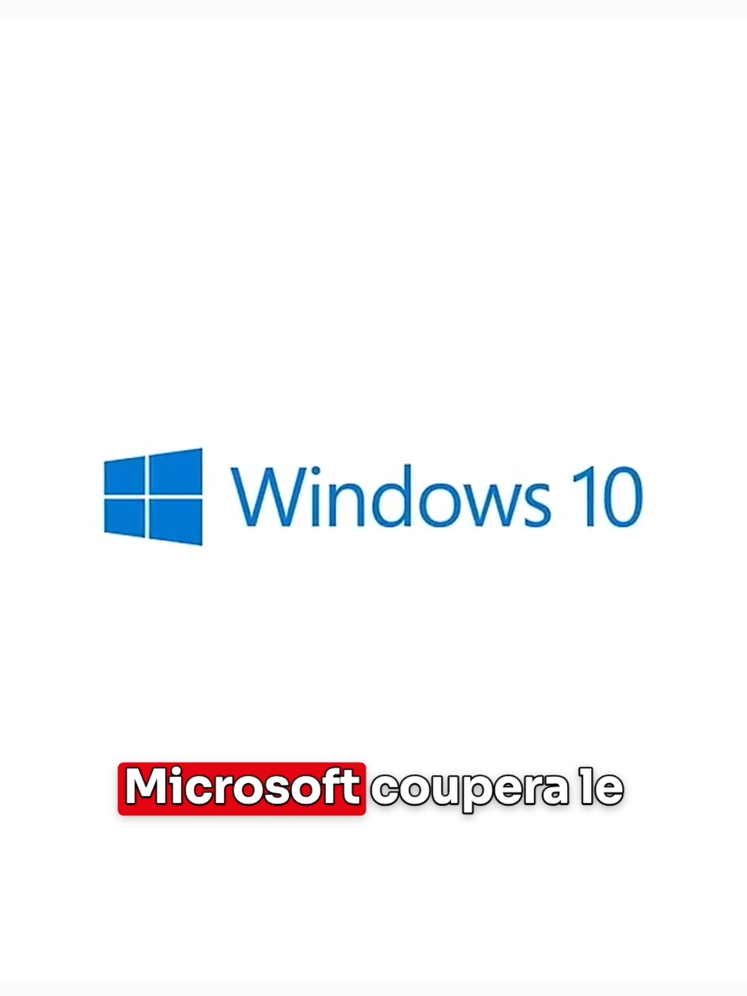 À tous les joueurs PC, vous allez peut-être avoir un gros problème !  #Windows10 #Gameur #01net