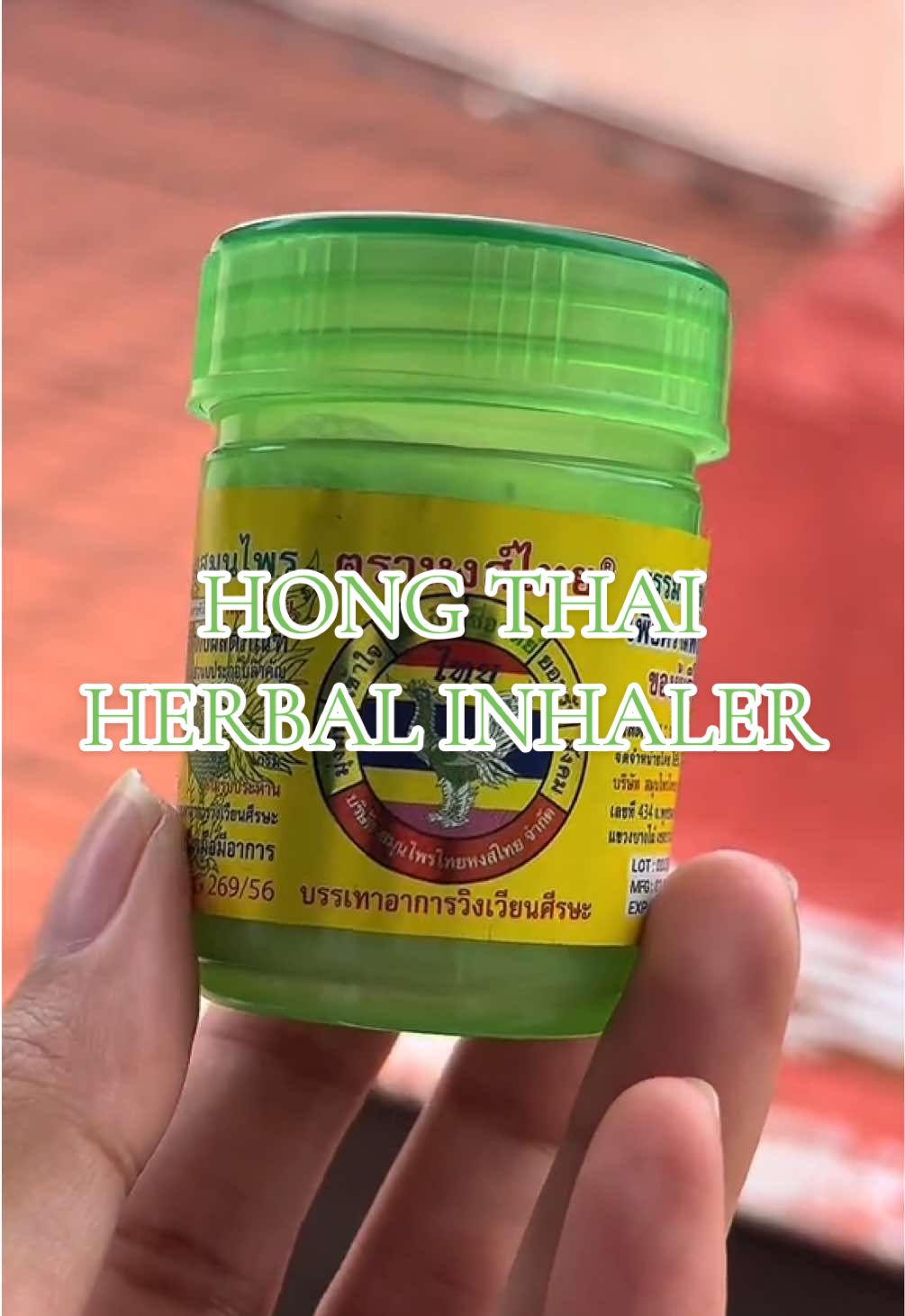Parang fresh menthol ung amoy hindi masakit sa ilong kaya ang sarap nya amuyin. Makakahinga ka talaga ng maayos especially if sinisipon ka tas nakakarelax din 😌 #herbalinhaler #hongthaiinhaler #inhalerrecommendations #herbalinhalerfornose #herbalinhalerbenefits 