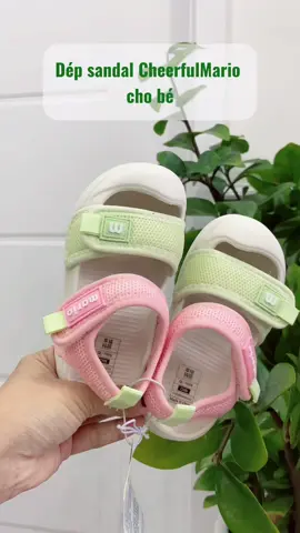Dép sandal chính hãng CheerfulMario cho bé .  #xuhuong #viral #fyp #mamabebess #thoitrangtreem 