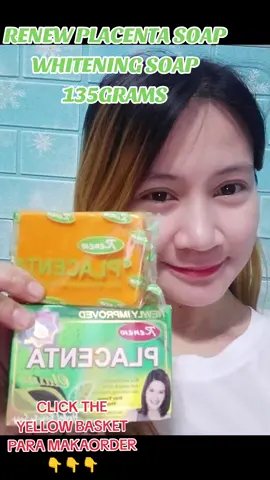 RENEW PLACENTA WHITENING PAPAYA SOAP 135GRAMS KAYA CLICK THE YELLOW BASKET PARA MAKAORDER#renewplacenta #renewplacentasoap #renew placenta soap review #renewplacenta #placentasoap #Placenta Soap Herbal Soap#soap #soapcutting #whiteningsoap #whitening #virall #viraltiktok #trendingvideo #viralvideo #VIRAL #TRENDING #viral #trendingtiktok #trendingsong 