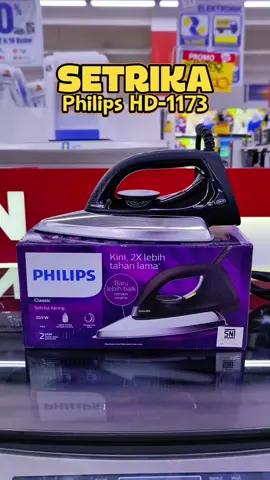 Rekomendasi Setrika Yang Cepet Panas & Cepat Licin Dari Philips HD-1173 #philips #setrika #setrikalistrik #setrikaphilips #belilokal #cuantanpabatas #wibgajian #paydaysale 