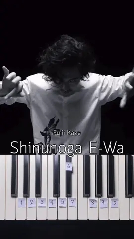 Fujii Kaze - Shinunoga E-Wa #fujiikaze #shinunogae_wa #pianotutorial #เปียโน 