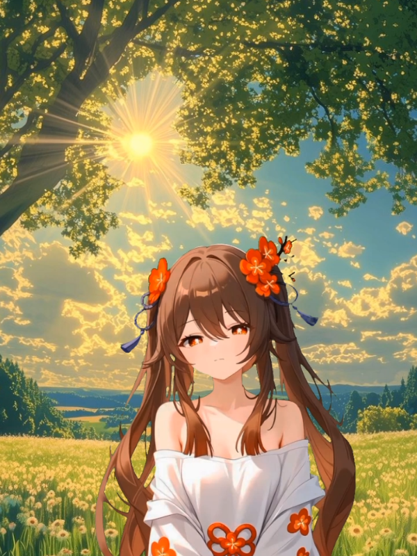Ánh Nắng Và Hutao  #isekai #lofi #hutao #GenshinImpact #blue #hutaogenshinimpact #chill 