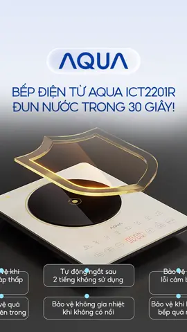 Chờ bếp nóng như chờ tình yêu hồi đáp? Bếp điện từ đun sôi nước chỉ trong 30 giây! #aquavietnam #aqua #nauantienloi #beptudon #tietkiemdien #beptucaocap