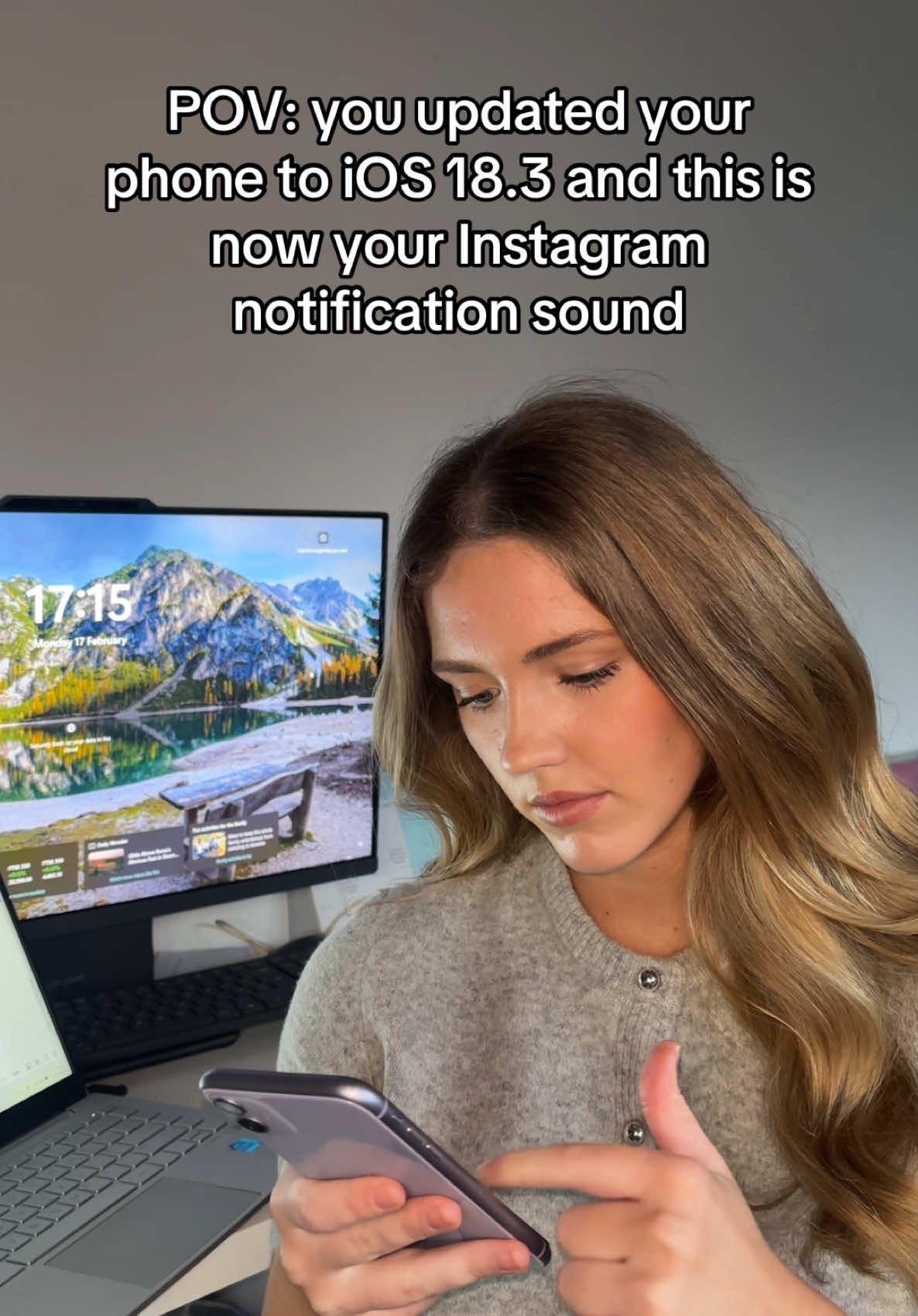 Anyone noticed there new Instagram notifications sound? 😅 #socialmediamanager #instagramupdate #ios18 #instagramnotifications 