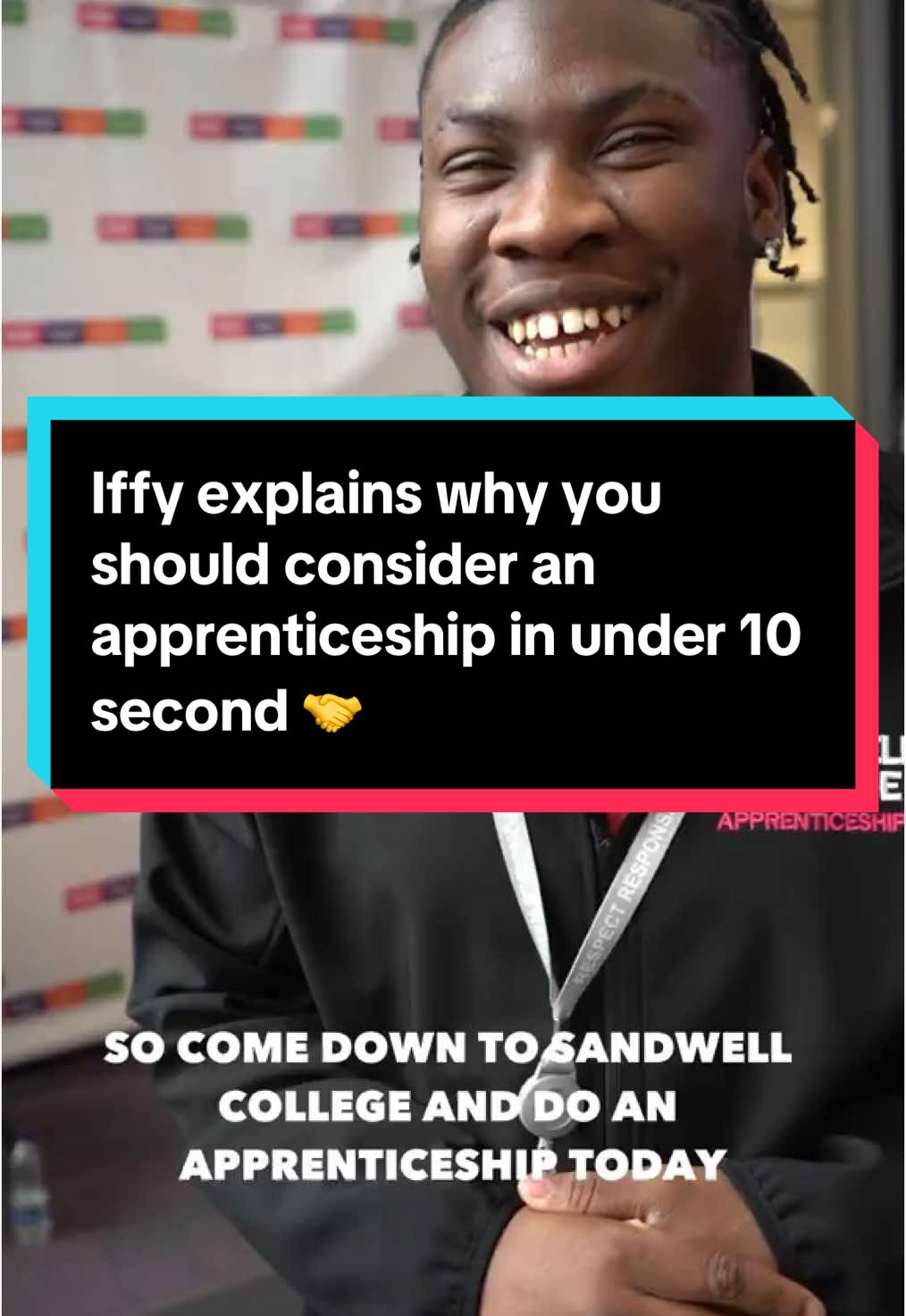Why should you do an apprenticeship in under 10 seconds!🤝 #apprentice #apprenticelife #studentproblems #sandwellcollege #10secondchallenge