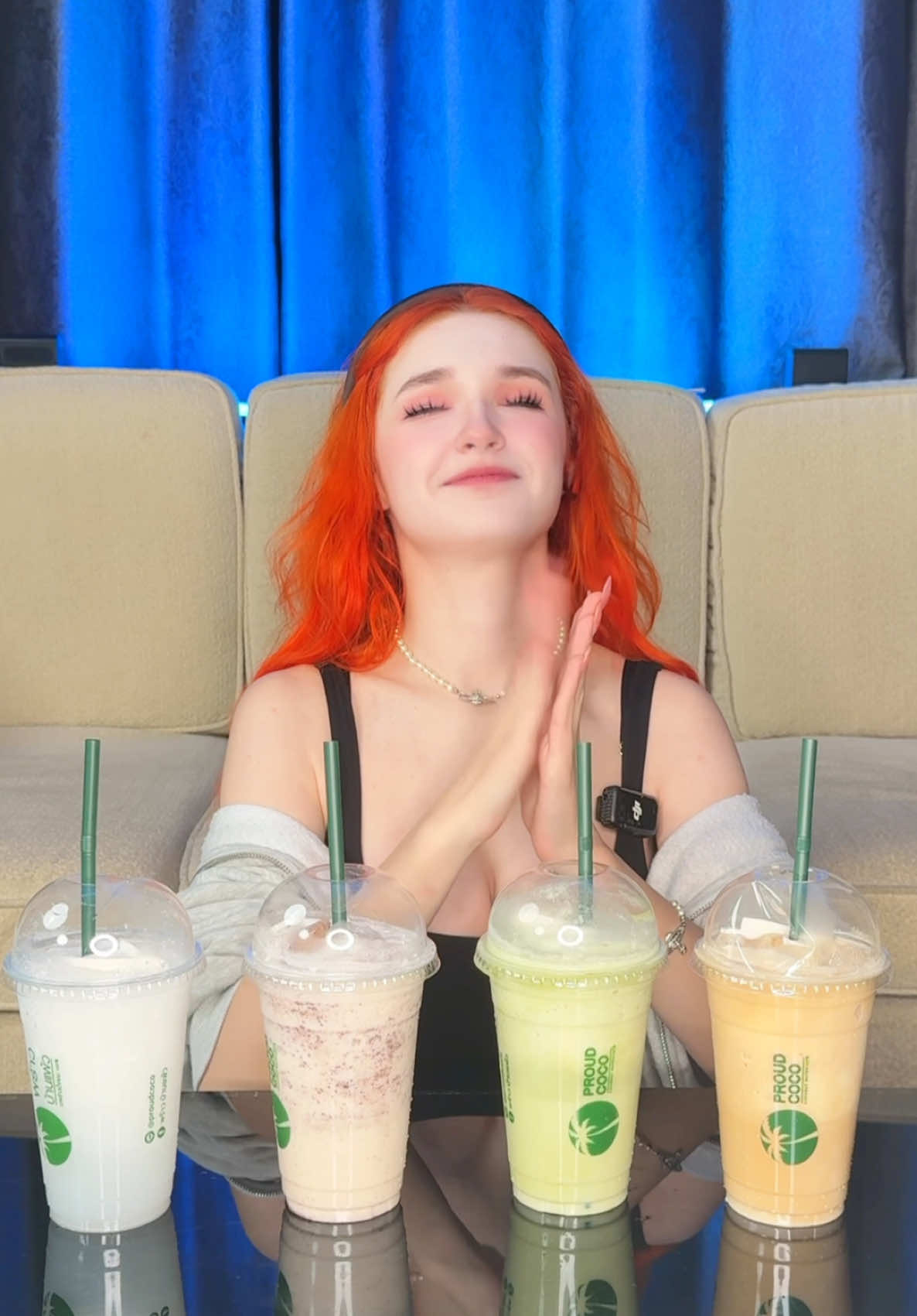 น้ำมะพร้าวจะมีกี่รสกันเนี่ย!? How many coconuts drink can flavor!? 😂🥥🥤 #มามาเฟช์ส #mamafesch6 #fyp #drinks #review #รีวิว #coconuts 