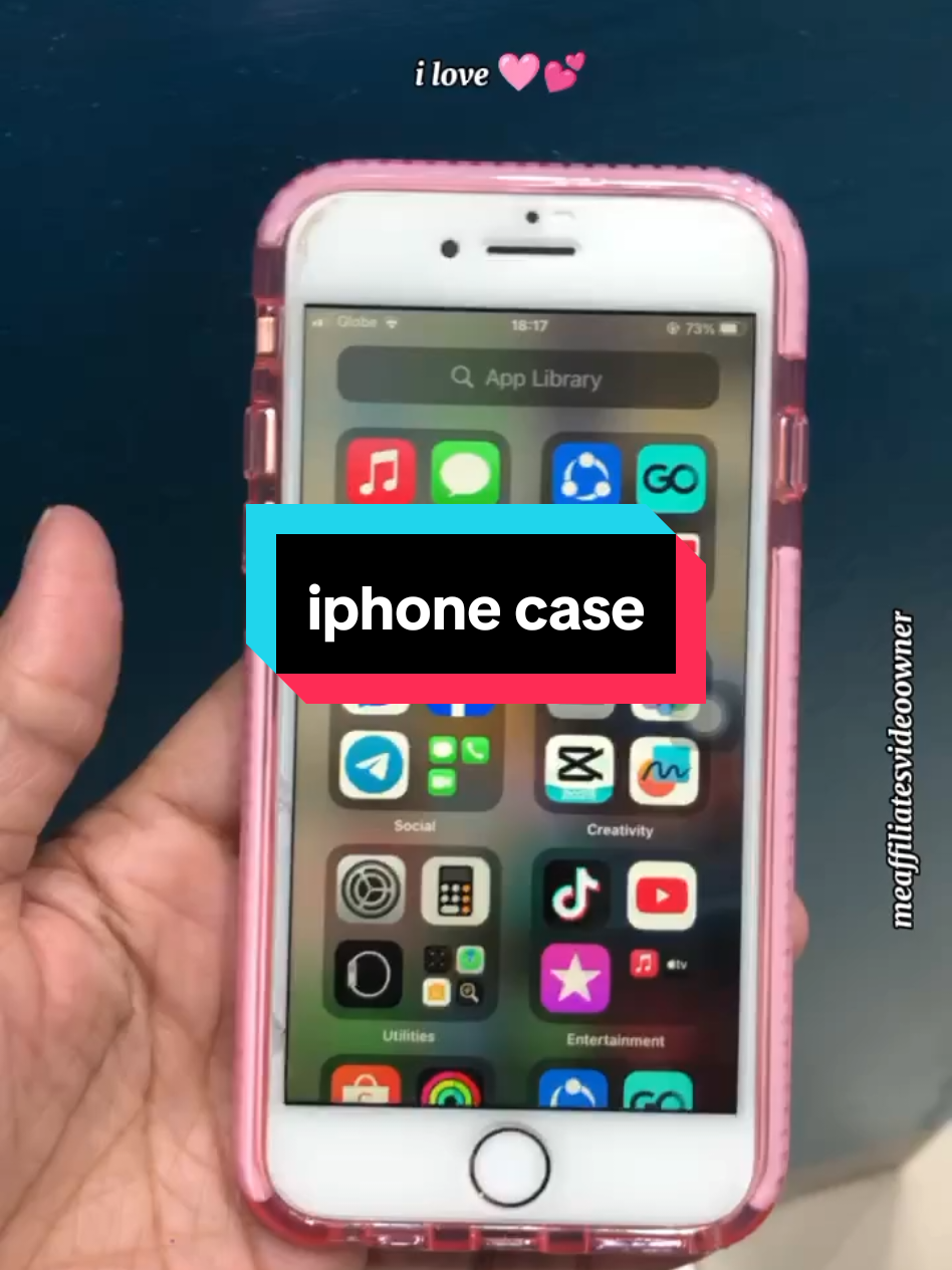 your a pink lover🩷💕 #iphonecase#case#pinkcase#fypage#fyp#trending#iphone8 