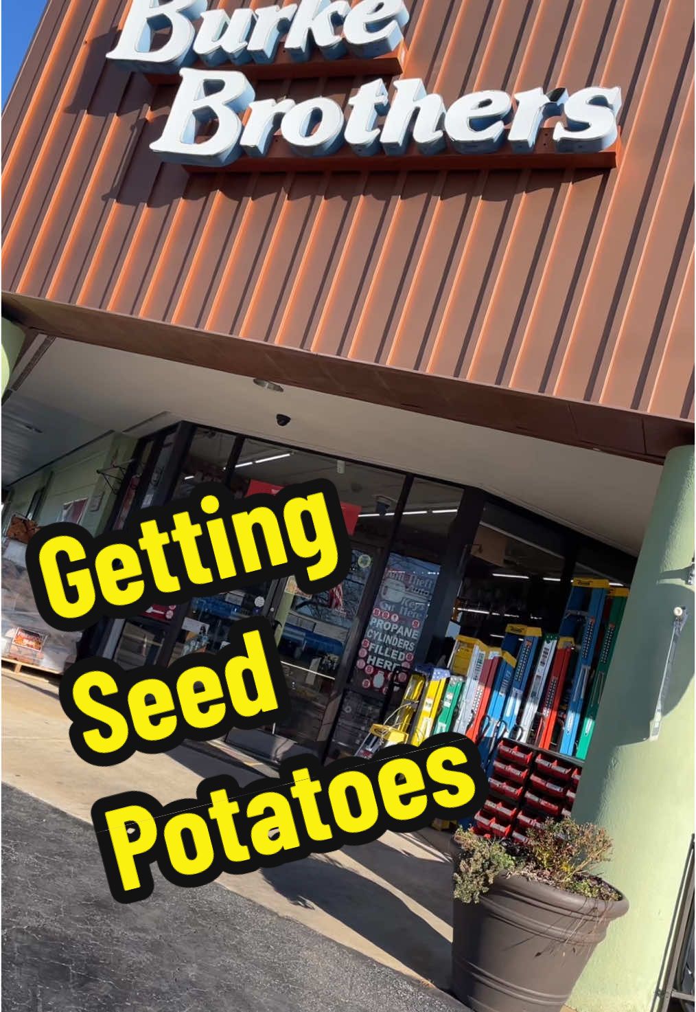 Burke Brothers in Raleigh! They got their seed potatoes in so I was on it hahah still waiting for the onion sets. I also bought a ton of seeds for the wnc shipment! #burkebrothers #raleigh #hardwarestore #nc #downtownraleigh #potato #seedpotatoes #seedpotato 