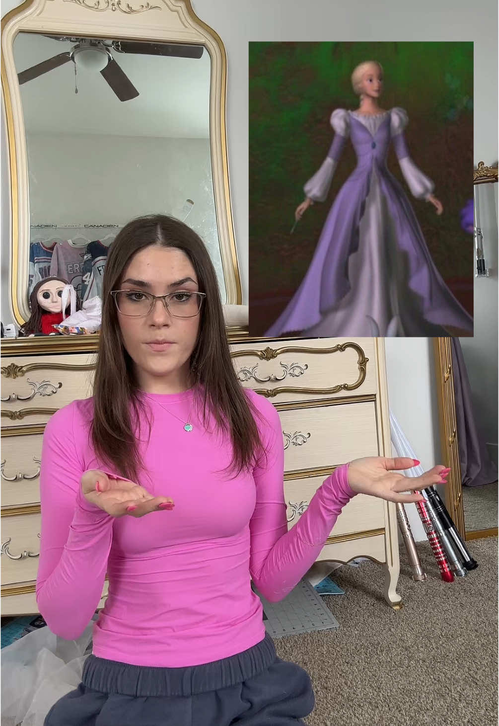 Forgot to post this update yesterday oops #barbiedresses #barbiemovies #barbiecosplay #barbierapunzel 