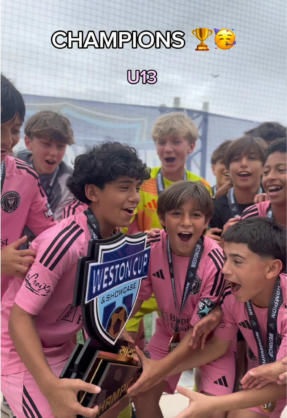 Campeooones, campeooones, ole ole oleee! 🏆🥳 #InterMiamiCF #SportsTok #IMCF #Miami #Messi #InterMiami #MLS 
