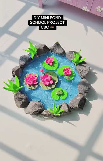 DIY MINI POND  #DIY #diyproject #fyp #cbc #kenya #craft #foryoupage #recycle #easy #paint #crafts #painting #foru #school #schoolproject #mombasatiktokers #nairobitiktokers #tanzania #LearnOnTikTok #viral_video  Thank you my supporting team kwa uoendo wa Allah ❤️🌹 @Kheyra scents & Lather co. @Roxy Nimmiz @Dada Welders @Shuaib Danilo @Mpiga_Picha17 @Shabheena7 @Genius Mchulla 