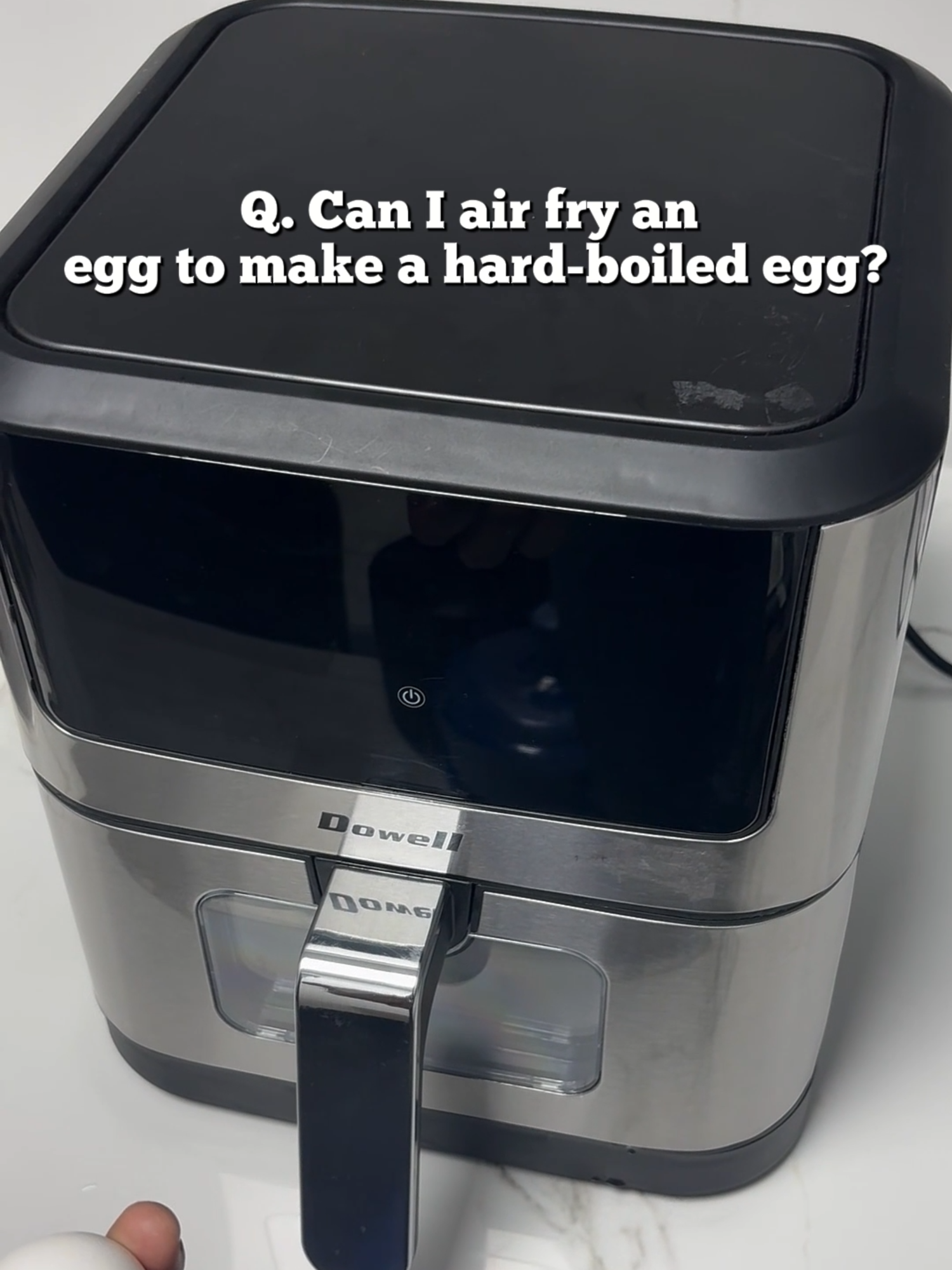 ✨ Air Fryer Hack Alert! ✨ Who knew you could make hard-boiled eggs without water? 🥚🔥 Just pop them in the Dowell Air Fryer for a quick, mess-free treat! Try it now and level up your kitchen game! 💡 #famousbrandsstoreph #fbsfinds #dowell #bringgoodnesstolife #mysmartchoice #airfryer #lifehacks #hacks #fyp #foryou #foryoupage #followers #tiktok