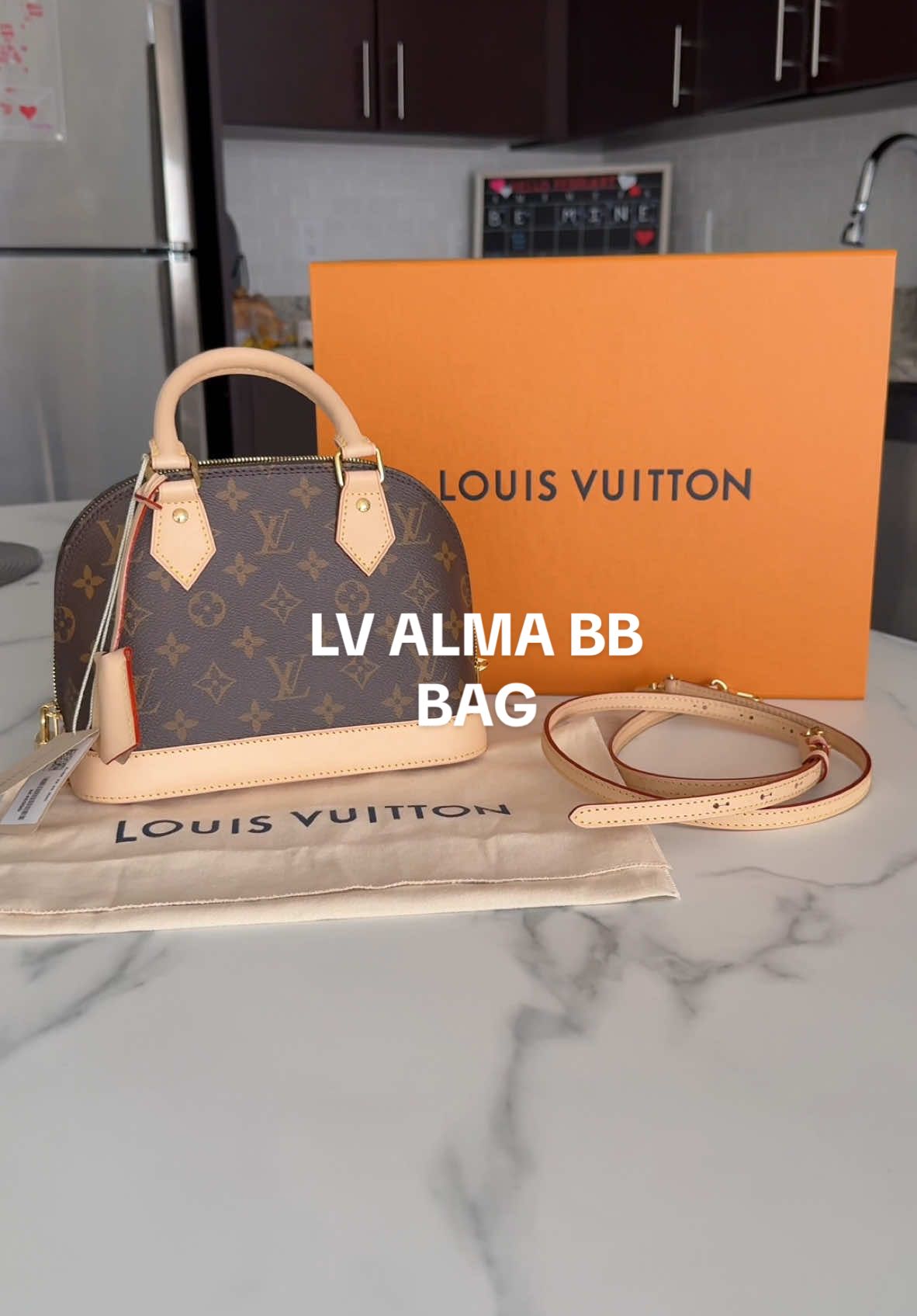 LV ALMA BB BAG😍 A must have!#creatorsearchinsights  #fyp #lv #blackgirlluxury #designer #designerbags #fashion #LV #louisvuittonbag #almabag 