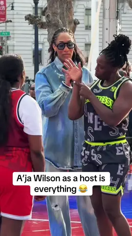 😂 (via @Jason Chandler/ vibemagazine) #AjaWilson #WNBA #basketball #hoops 