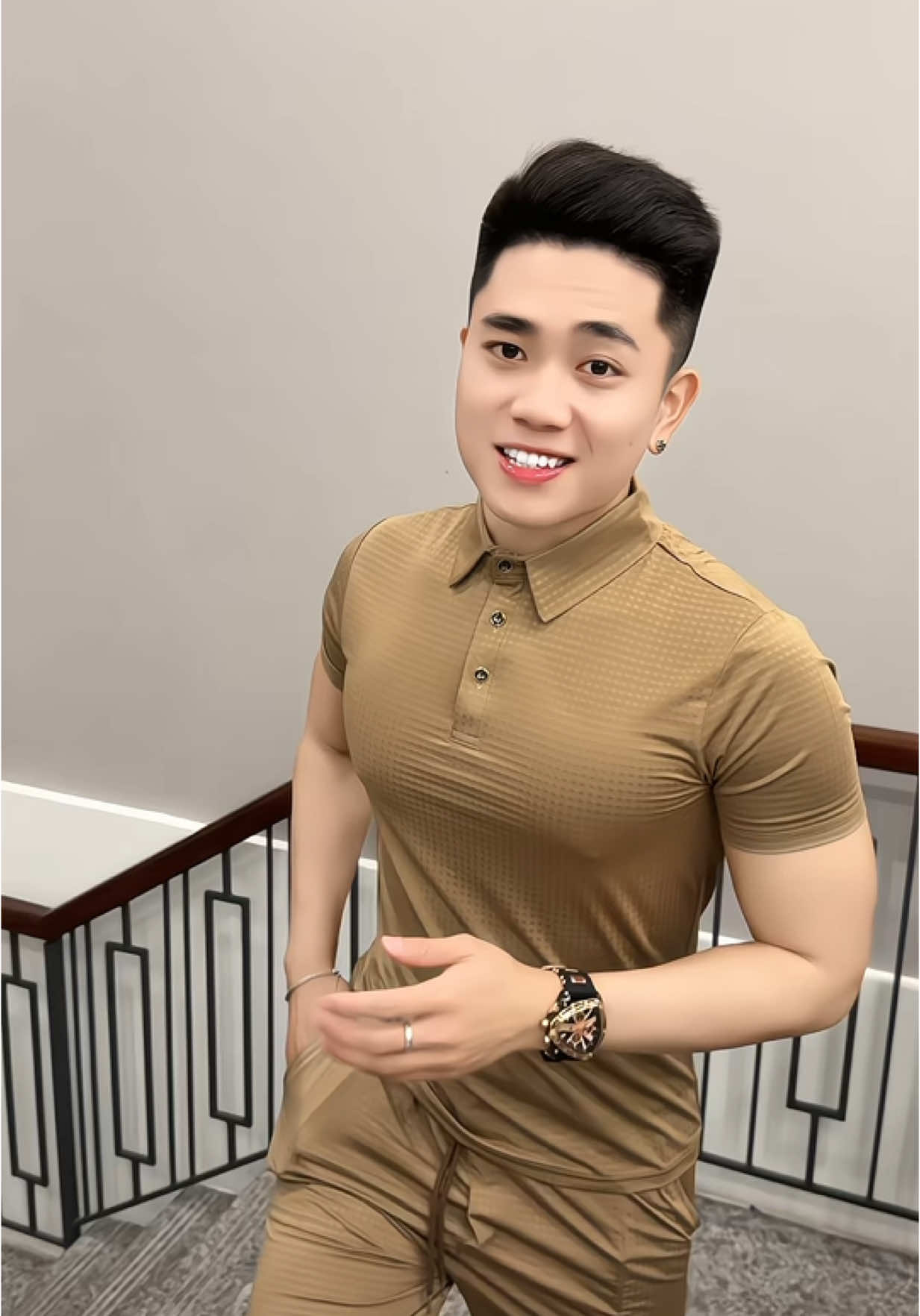 Bộ cộc Quần ÁO Cổ Bẻ nam
