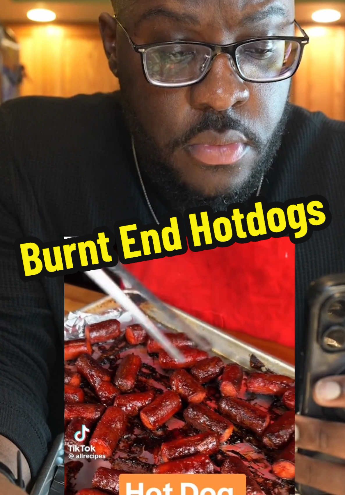 @Allrecipes I was a little skeptical from the jump. 🤔 . #foodreview #snacks #bbq #food #comedy 