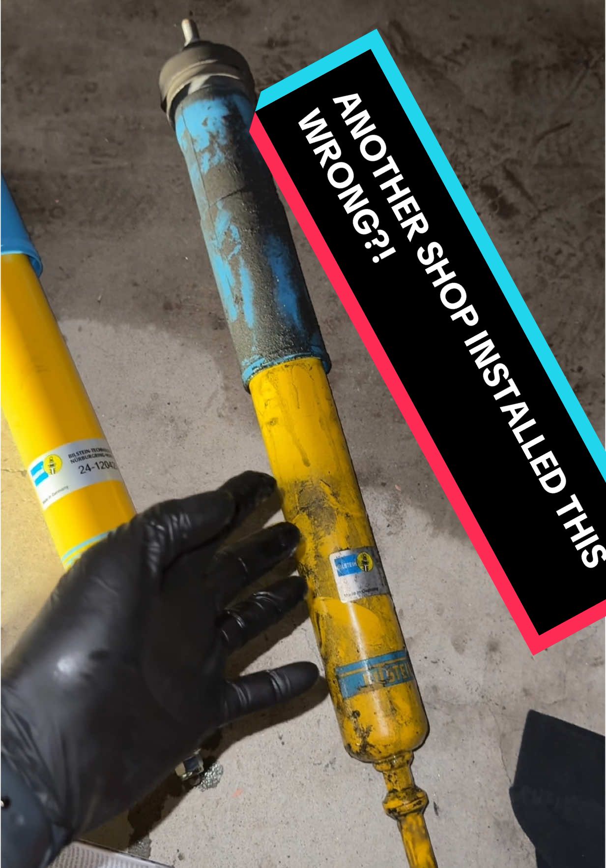BMW came into the shop because it was leaking oil from the back of the car and a stiff ride. Found shock needed to be replaced. #automotive #bestmechanic #autotech #menjcar #mobiletechnician #dealership #n54 #bmw #e90 #chevymalibu 