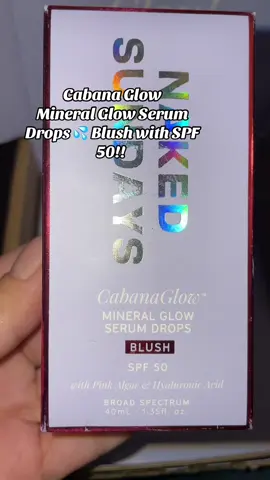 This blush has a nice Glow for sure ✨ #nakedsunday #mineralglow #blush #spf #spf50 #makeup #skincare #fyp #tiktokshop 