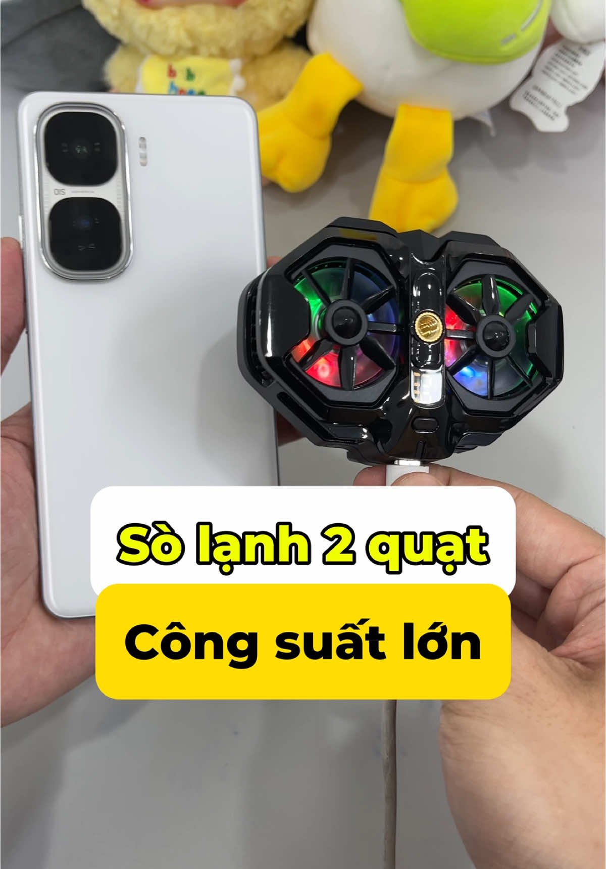 Sò lạnh 2 quạt diện tích làm lạnh lớn #duyreview #nguyenhuymobilecity #sòlanhdienthoai 