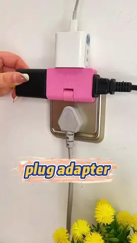 Flat Wall Outlet Extender Flat Plug Adapter Outlet, Foldable 3-Way Wall Adapter Mani Plug for Home and Travel #plugadapter #converter #adapter #powerstrip #fyp #tiktokshop #TikTokShopSpringGlowUp #TikTokShopRestock #TreasureFinds