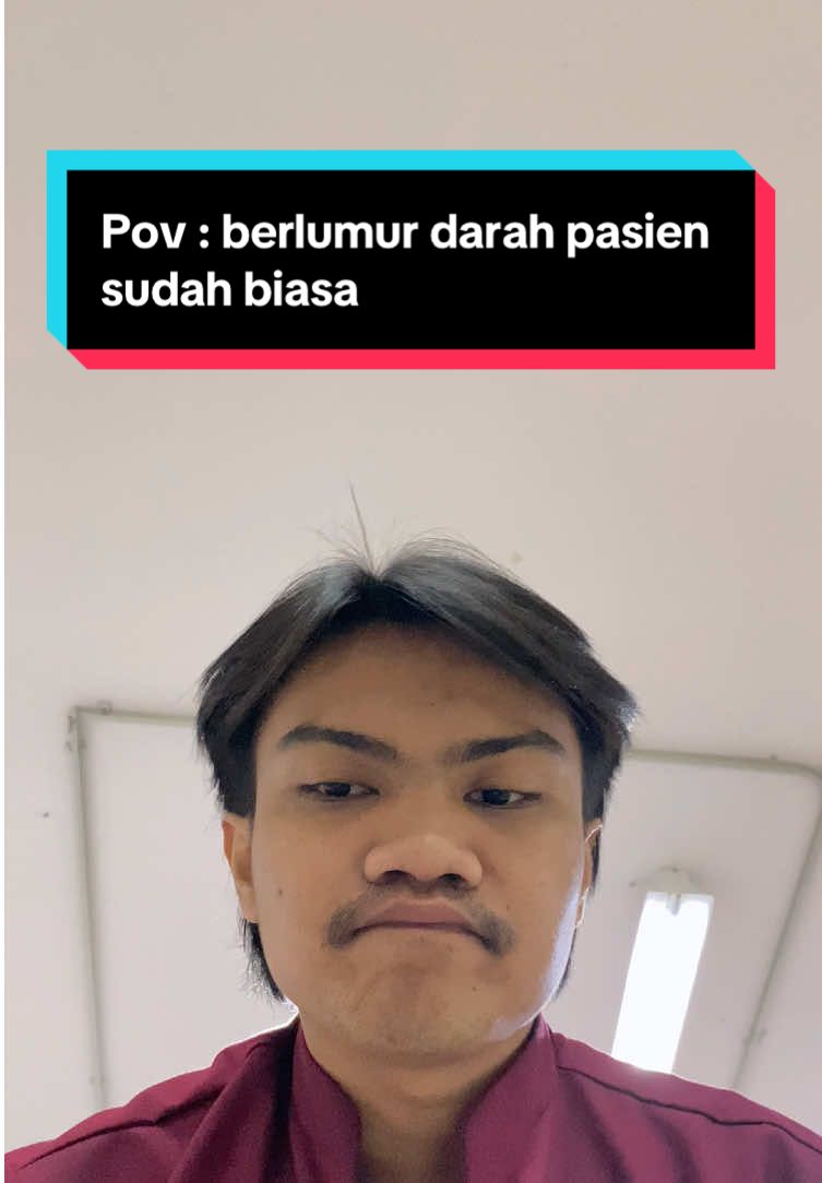 Pov : berlumur darah pasien sudah biasa #fyp #perawat #darah #masuk #medis 
