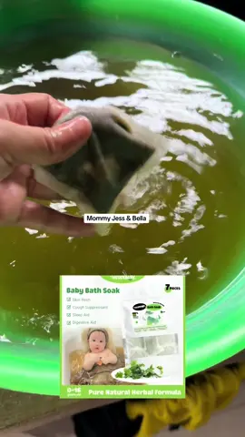 Itry niyo to sa anak niyo kung meron siya ubo, sipon at rashes!#hegerbaby #bathsoak #naturalherbs #cough #cold 