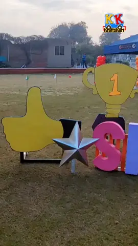 3D sports day photo booth  #tns #3dcrafts #schooldecor #eventdecor 