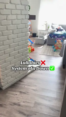 His type of lullabies. 🤟🏽  #systemofadown #soad #rockbaby #lullabies #mylove  