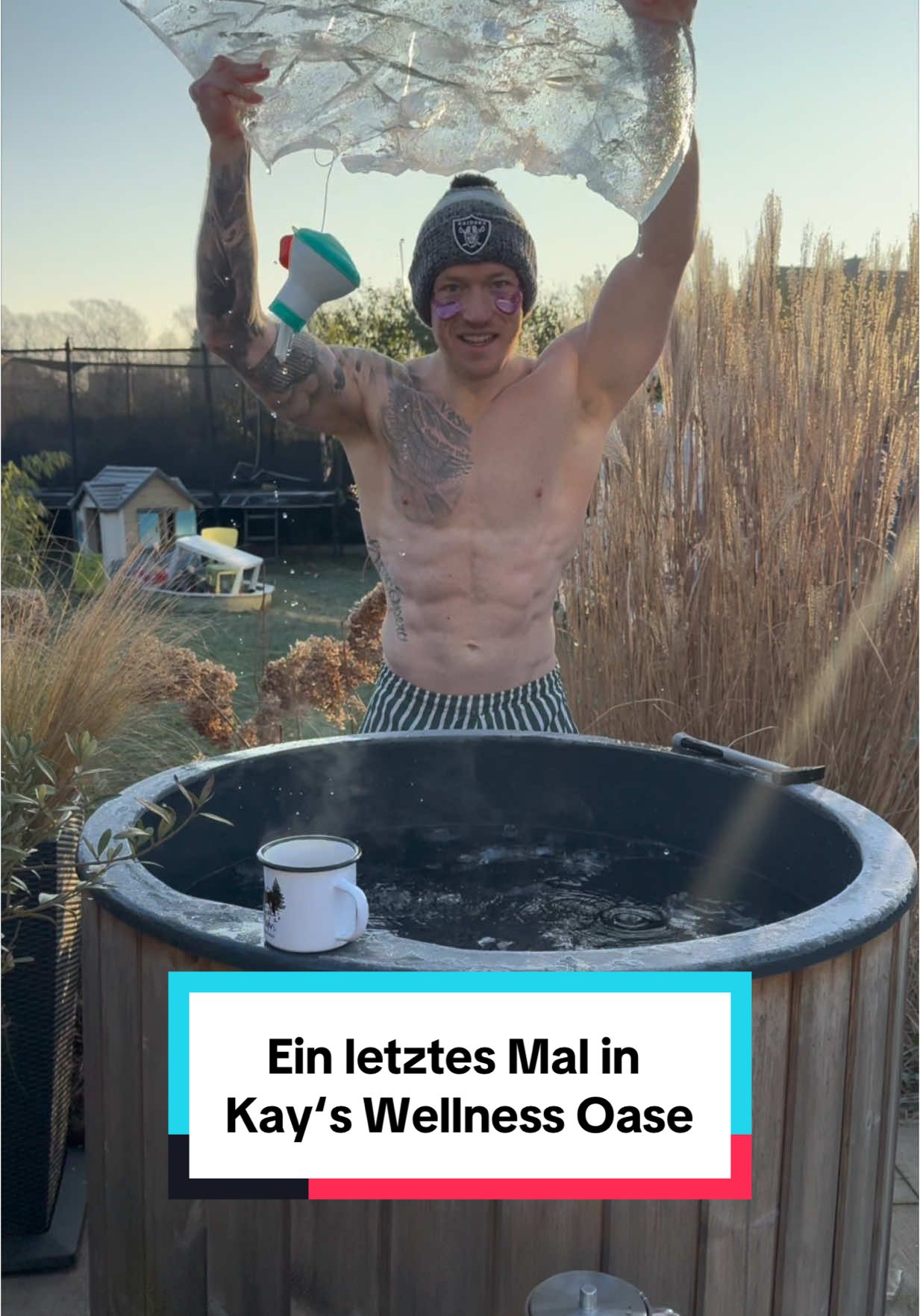 Ein letztes Mal in Kay‘s Wellness Oase… zumindest für einige Zeit. Hoffentlich! 😂 Schönen Tag 🫶🏼 #winterzeit #eisbaden #gesundleben #kalt 