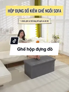Hộp đựng đồ kiêm ghế ngồi sofa, nhiều dung tích, gấp gọn #hopdungdo #ghehopdungdo #ghehopdanang 