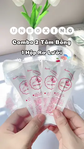 Combo 2 Tăm Bông Và  1 hộp Lưỡi chưa tới 100 cành nè💋✨ #roluoichotre #gacroluoi #tambong #xuhuong #unboxing #fyp 