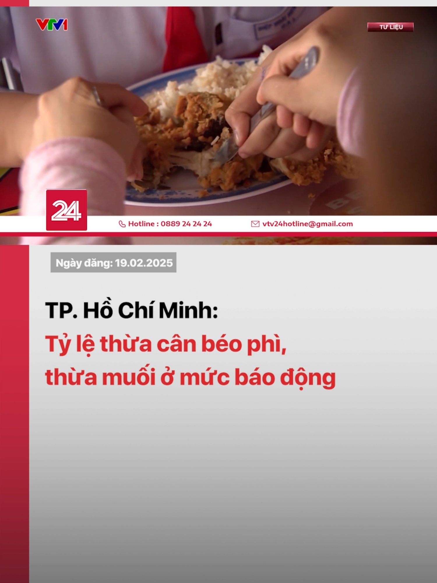 Theo WHO, béo phì là nguyên nhân dẫn đến nhiều bệnh nguy hiểm bao gồm tiểu đường, tim mạch, ung thư,... #tiktoknews #vtvdigital #vtv24 #tphcm #beophi #thuacan