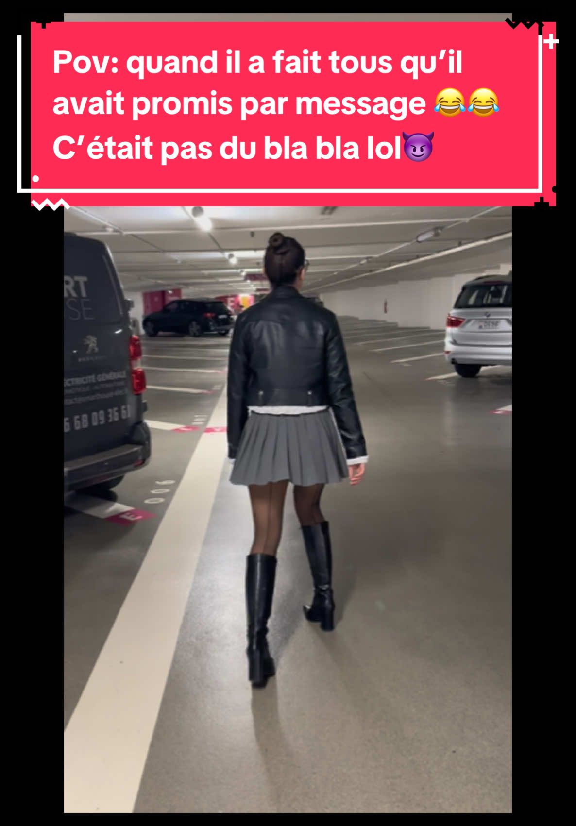 Pov: quand il a fait tous qu’il avait promis par message 😂😂  C’était pas du bla bla lol😈 #couple #humour #brunette @jade santos 