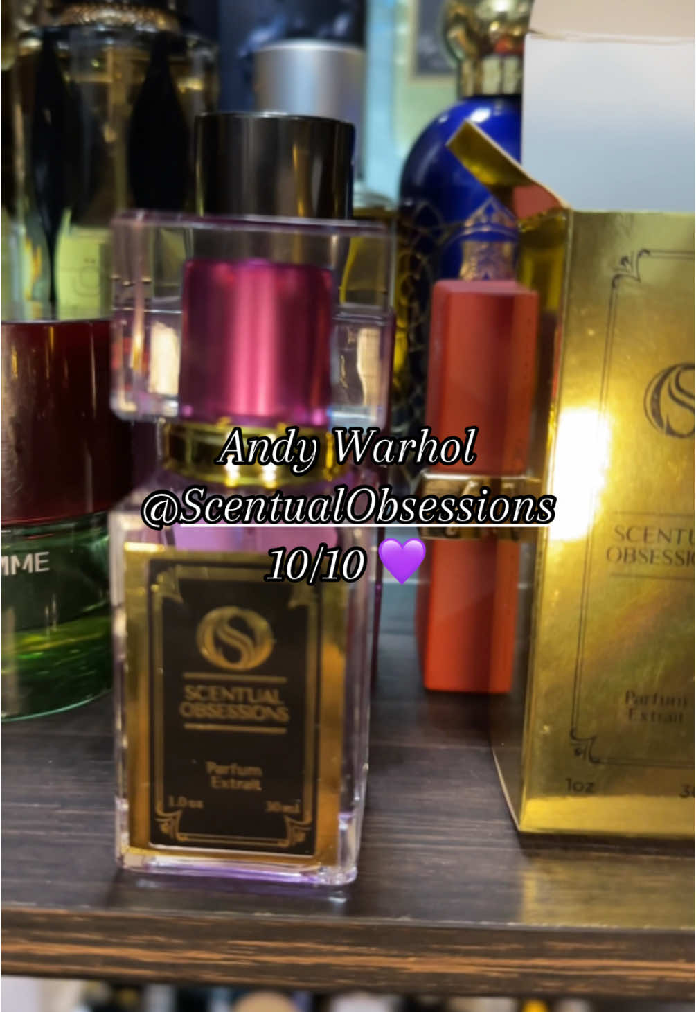 Unbelievable plum perfume Insipired by Bond No 9 Andy Warhol. Can’t wait to wear this.  Instantly get mysterious, sensual and artistic vibes from this one. 💜 support my friends over at  @Scentual Obsessions , so many amazing offerings. 