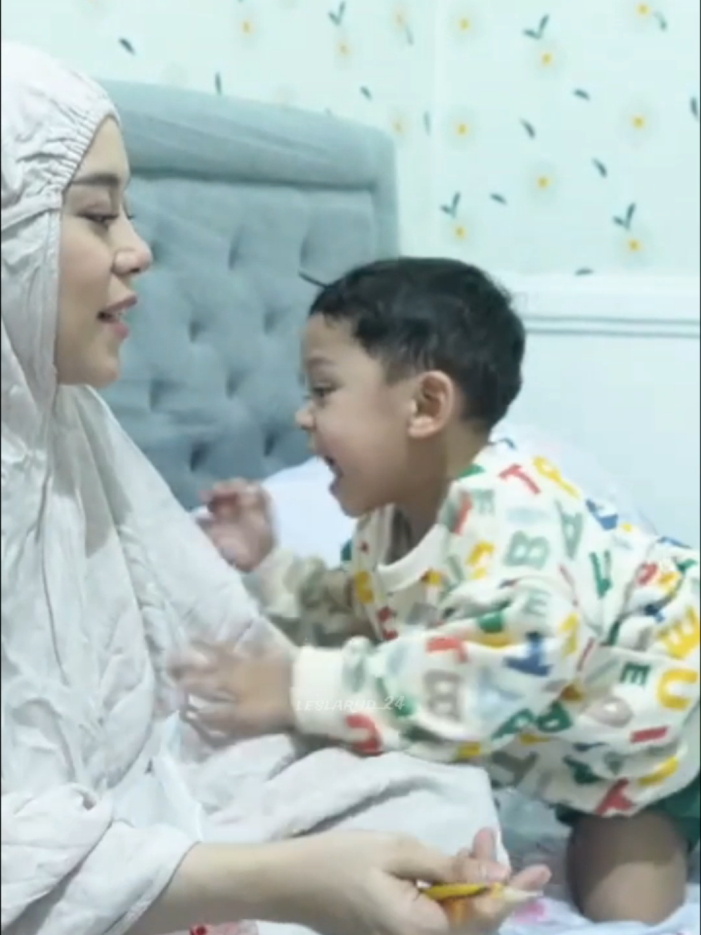 Masyaallah.. Abaaang 🥰🥰 Nonton full nya di youtube LESLAR ENTERTAINMENT...  #muhammadlevianalfatihbillar #leshiativanabillar  #rizkybillar #lestykejora #leslar 