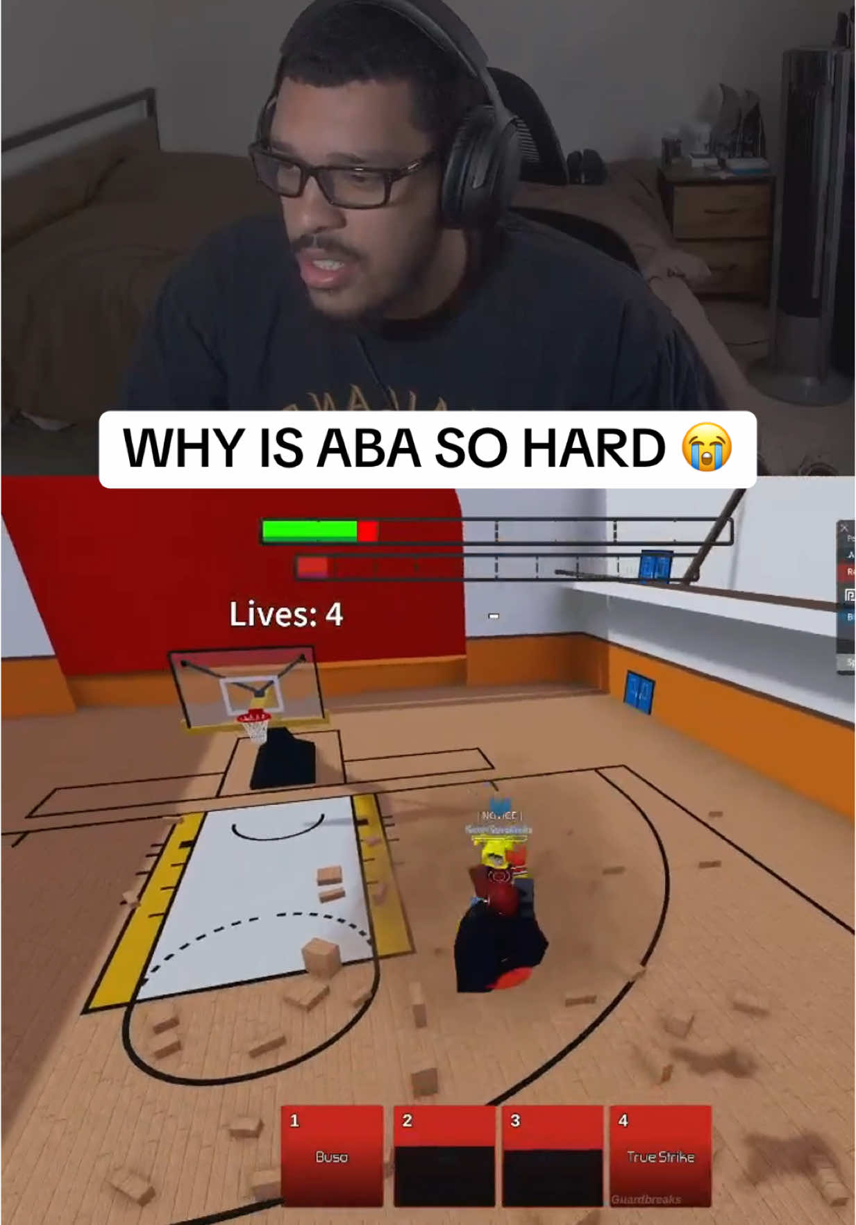 FIRST TIME PLAYING RANKED IN ABA AND I GET COOKED 😭 #roblox #robloxfyp #robloxgames #aba #animebattlearena #bushidof 